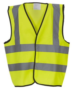 Yoko YK100 - Kids hi vis 2 b&b waistcoat (HVW100CH)