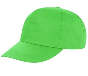 RESULT RC080 - Houston 5-Panel Printers Cap Lime