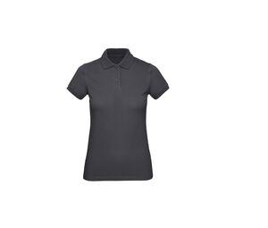 B&C BC401 - Polo bio femme Dark Grey