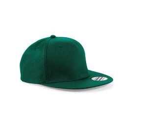 Beechfield BF610 - 5 Panel Snapback Rapper Cap Bottle Green