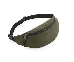 BAG BASE BG282 - Sac banane en matériaux recyclés Military Green