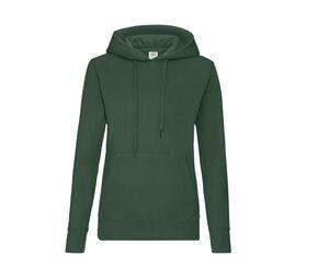 Fruit of the Loom SC269 - Lady Fit Hooded Sweat Bottle Green