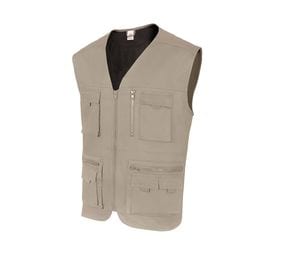 VELILLA V15901 - GILET MULTIPOCHES Beige Arena