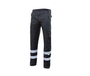 VELILLA V3014S - PANTALON STRETCH MULTIPOCHES À BANDES REFLECHISSANTES