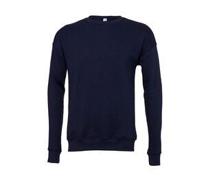 Bella+Canvas BE3945 - Unisex round neck sweatshirt Navy