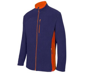 VELILLA V1504 - VESTE POLAIRE BICOLORE Navy/Orange