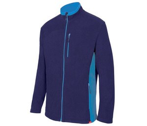 VELILLA V1504 - VESTE POLAIRE BICOLORE Navy/Sky Blue