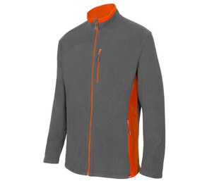 VELILLA V1504 - VESTE POLAIRE BICOLORE Grey/Orange