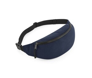 BAG BASE BG282 - Sac banane en matériaux recyclés Navy