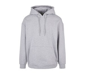 BUILD YOUR BRAND BYB006 - BASIC OVERSIZE HOODY Heather Grey